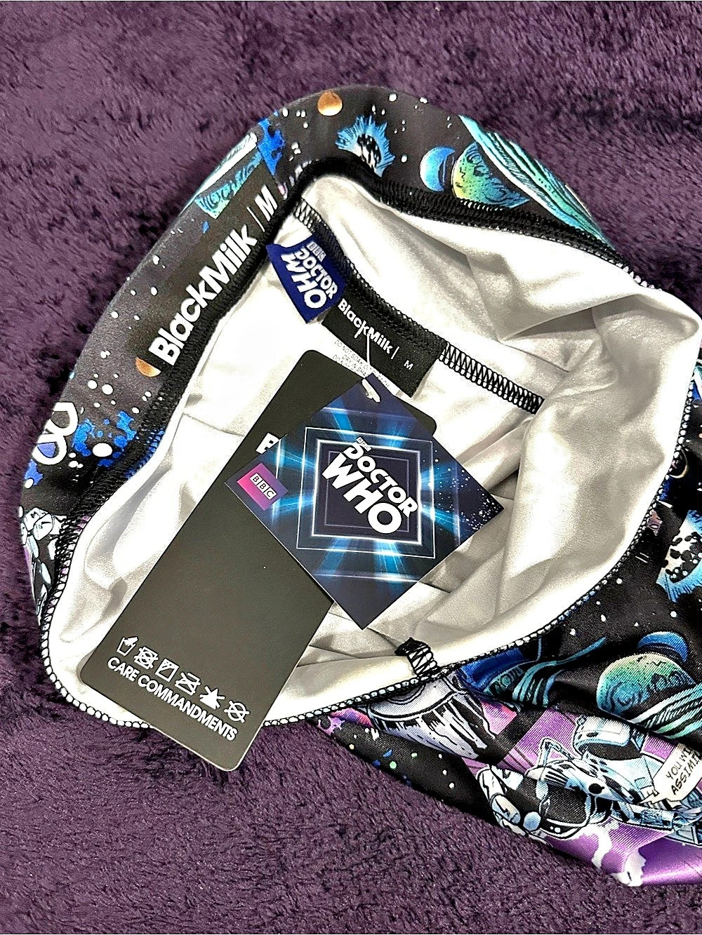 BlackMilk Doctor Who Leggings Comic Strip Mashup New with Tags - Picture 6 of 14